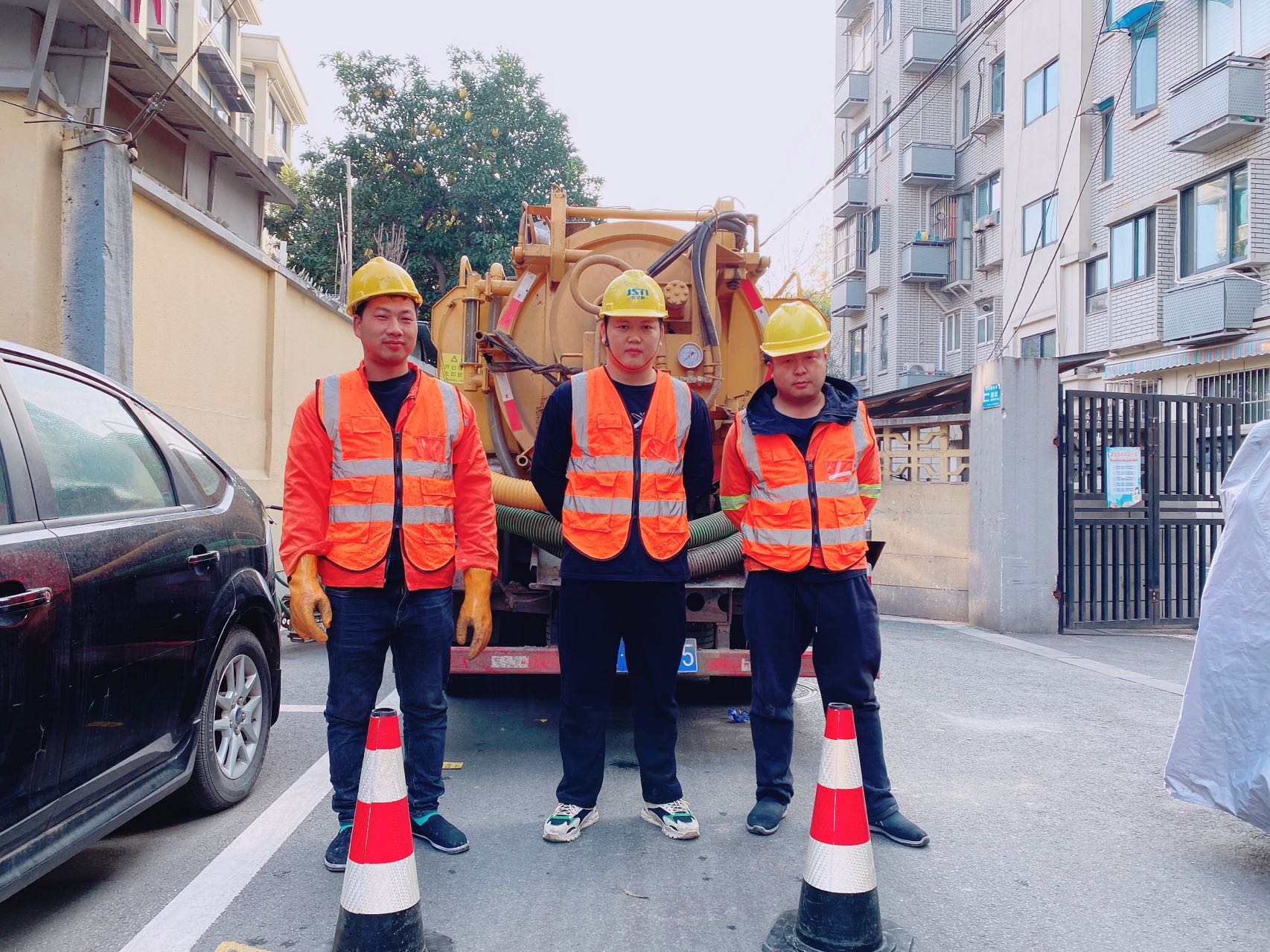 溧水南京某小区管道清淤检测施工